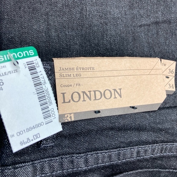 Men’s London LE 31 Slim Leg Coupe Jeans - Picture 5 of 12